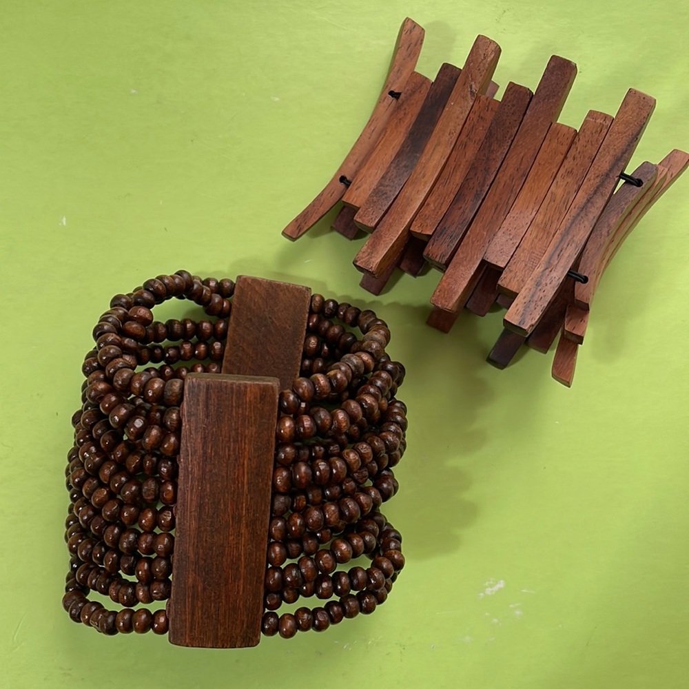 Wood bracelet bundle